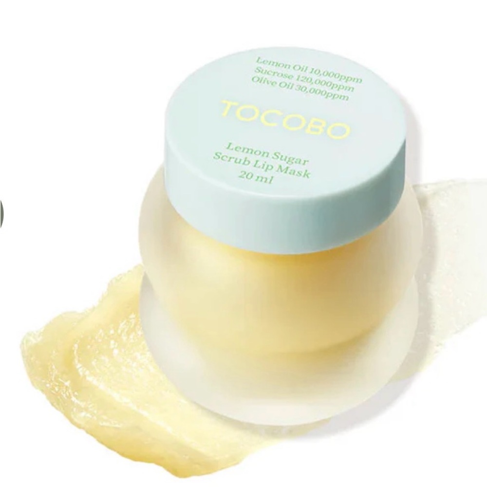 NWT Tocobo Lemon Sugar Scrub Lip Mask Korean Skincare